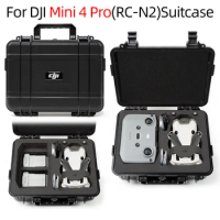 Small Waterproof Hard Case Compatible with DJI Mini 4 Pro Drone/DJI Mini 3 Pro/Mini 3 Drone/DJI RC N2/RC N1 and Accessories Case