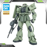 BANDAI Anime MG 1/100 MS-06F Zaku II New Mobile Report Gundam Assembly Plastic Model Kit Action Toy Figures Christmas Gifts