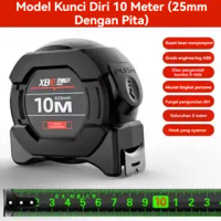 Meteran Lasers 10M, Penggaris Neon Tahan Banting, Alat Ukur Industri Presisi Tinggi, Anti Karat & Ta