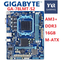 เมนบอร์ดเดสก์ท็อป, GIGABYTE GA-78LMT-S2, ซ็อกเก็ต 760G, AM3 / AM3+, DDR3, Phenom II / Athlon II, ใช้