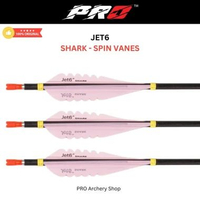 SHARK SPIN VANES JET 6 JET6 KSL | VANE 4 IN ARROW INDOOR | SPINWING | BUSUR ALAT PANAHAN Orange
