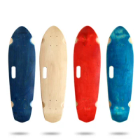 Land Surfer Board Skateboard Deck 71cm Single Skateboard Deck Surf Skate Deck Blue Skateboard Diy Longboard Deck Fish Board