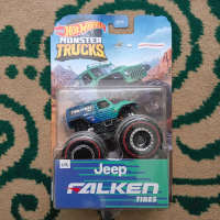 HOTWHEELS MONSTER TRUCK JEEP FALKEN #jeep #falken