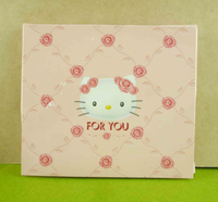 【震撼精品百貨】Hello Kitty 凱蒂貓~立體卡片-粉玫瑰