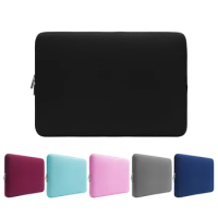 Soft Laptop Bag Sleeve For Huawei Xiaomi Hp Dell Lenovo Macbook Air 13 Case M1 M2 2023 Pro 11 12 14 15 15.6 17 inch Cases Cover