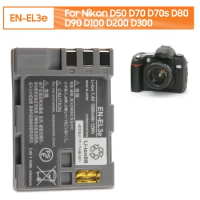 Camera Battery EN-EL3E For Nikon D50 D70 D70s D80 D90 D100 D200 D300S D300 D700 1500mAh