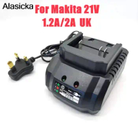 Mini 18V 21V Battery Charger Suitable For Makita Tools Portable UK Plug Cordless Electric Drill/Wrench/Angle Grinder Driver