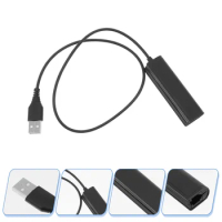 Female Adapter Cable Cord for Headset Plastic Headset Adapter Adapter Converter Cable Adapter Cable RJ9 to USB Adapter