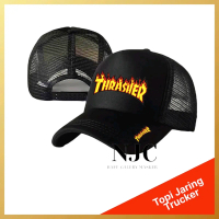 Topi Jaring Truker (Thrasher)Topi Pria Wanita Trucker
