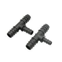 25mm to 1/2 3/4 hose tee water splitter barb Connector DN20 to 16mm 20mm hose tee Drip Irrigation Fittings 30 Pcs