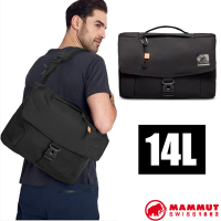 MAMMUT Xeron Messenger 實用單肩包14L.側背包.斜背包_黑