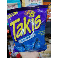 [จัดส่งทันที] Takis Blue Heat, Blue Tongue Snack, Sour Taste with a Little Sweetness and Aroma, Hot 