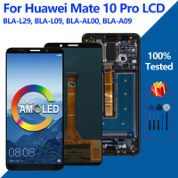 6.0" AMOLED For Huawei Mate 10 Pro LCD Display Touch Screen Digitizer For Huawei Mate 10 Pro Display BLA -L29 Replacement Parts