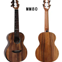 Mr.mai MM80 23 Inch Concert Ukulele Solid Koawood Ukulélé Mini Hawaii Guitar With Hard Case/Belt/Tuner/Capo