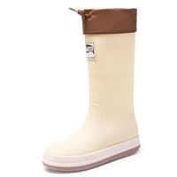 Sepatu Sawah Wanita Boot Tinggi Karet Kerja Proyek Anti Air Waterproof Banjir Sepatu Hujan Cewek Ant