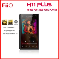 FiiO M11 Plus Android Music Player HiFi MP3 DSD512 Bluetooth 5.0 ES9068AS*2 DAC MQA Audio THX AAA AMP DAP Snapdragon 660