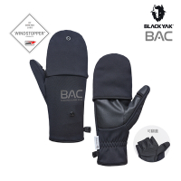 韓國BLACK YAK WINDSTOPPER防風翻蓋兩用手套(黑色) GORE-TEX 戶外健行 保暖手套 防風 BYCB2NAN06
