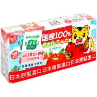 【kagome】小虎蘋果汁(100ml x3入/組)