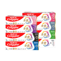 【Colgate 高露潔】全效牙膏150gX2入(專業潔淨/抗敏感/清淨薄荷/專業淨白/炭深潔/牙齦護理專家/抗敏護齦)
