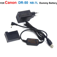 DR-50 NB-7L NB7L Dummy Battery+CB-2LZE USB Cable+QC3.0 USB Charger For Canon PowerShot G10 G11 G12 SX30 IS SX30IS SX Series