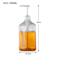 Nozzle 1600ml Jar Liquid Honey Head Dispenser Drip With Syrup Container Pump Kitchen Bee Coffee Bottle Scale And Hydraulic