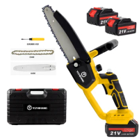 ACS155 12-inch brushless handheld cordless chainsaw rechargeable wood cutting chainsaw