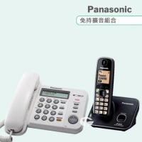 《Panasonic》松下國際牌數位子母機組合 KX-TS580+KX-TG3711 (時尚白+耀岩黑)