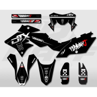 STIKER DECAL KAWASAKI DTRACKER SUPERMOTO HITAM DECAL DTX FULL BODY KEREN