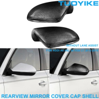 LHD RHD Car Styling Real Dry Carbon Fiber Rearview Rear Side Mirror Cover Cap Shell Trim Sticker For BMW X1M X3M X5M X6M 2015-17