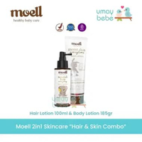 Moell Natural Skincare for Newborn Baby Kids Special Bundling Isi 2 Item HL+BL