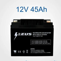 Aki Kering Solar Cell Zeus Battery VRLA 12v 45Ah Deep Cycle