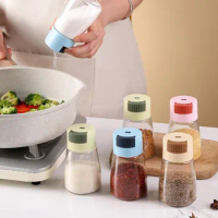 Measuring Seasoning Bottle Salt Pepper Shaker Set Kitchen Metering Spice Salt Paprika Pepper Cumin Powder Sugar Dispenser