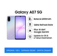 Samsung Galaxy A07 5G (6/128GB) Extended RAM 6GB - Dimensity 6300 - 6.7 inci PLS LCD - 50MP Dual Kam