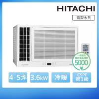 【HITACHI 日立】4-5坪一級變頻側吹式冷暖窗型冷氣(RA-36HR)