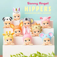 Kawaii Sonny Angel Lying Down Blind Box Anime Figures Angel Series Hippers Cartoon Surprise Box Mystery Box Car Ornaments