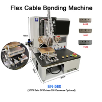 2023 LY Desktop Type Flex Cable Bonding Machine EN-580-2C 2/4 Cameras Optional For Mobile Phone LCD COF COG TAB Repair 110V 220V