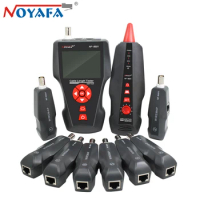 NOYAFA NF-8601W Network Cable Tester Lan Tester LCD Network Tester Cable Tester With Tone Generator RJ11 RJ45 Crimping Tool