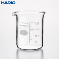 HARIO SCI廣口燒杯 燒杯 耐熱玻璃 實驗燒杯 量杯 耐熱量杯 200ML