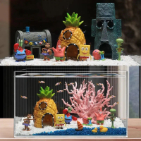 A HOT  Aquarium Plant Coral Landscape Underwater World Pine House Decoration Fish Tank Aquatic Plant