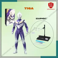 Ultraman Gaia Orb Zero Zeta Tiga Zd toys Action Figure Mainan pajangan ada stand base Tiga,Polos