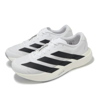 【adidas 愛迪達】慢跑鞋 Adizero Evo SL M 男鞋 白 黑 緩震 運動鞋 愛迪達(JH6206)