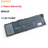 ZNOVAY MFKVP 11.4V 91Wh Laptop Battery For Dell Precision 7510 7520 7710 7720 M7710 M7510 T05W1 1G9VM GR5D3 0FNY7 M28DH