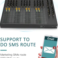 Fast SMS Send Speed 4G SK64-256 LTE SMS Gateway 64 Ports 256 Sim Slots SMS Modem SMS Blasting Machine SMPP HTTP API