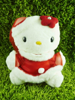【震撼精品百貨】Hello Kitty 凱蒂貓~KITTY絨毛娃娃-聖誕老人圖案-紅紗SS*09025