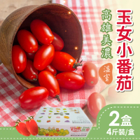【家購網嚴選】溫室玉女小番茄 4斤/盒-2盒