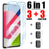 6 in 1 Protective Glass for Samsung A52 A13 A12 A51 A71 A70 A23 A50 A22 Camera Lens Film for Samsung A31 A72 A52S A33 A32 A53 5G