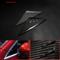 Real Carbon Fiber For Mercedes Benz A CLA A180 A200 CLA200 A35 A45 CLA45 2020 2021 Car Accessories Front Window Triangle Cover