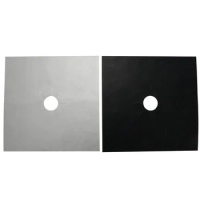 8Pcs Gas Hob Range Protectors Stovetop Burner Protector Liner Cover Cleaners Cooker Covers Reusable Gas Stove Mats