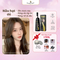 【Không hiệu quả hoàn tiền】 【Hàng nhập khẩu 】 Dầu gội nhuộm tóc phủ bạc màu Nâu Hạt Dẻ Nagi Chestnut 