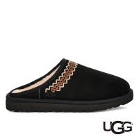 【UGG】男鞋/穆勒鞋/拖鞋/毛毛拖/Classic Slip-On Atherson(黑色-UG1162330BLK)